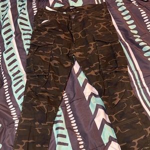 Camo cargo pants